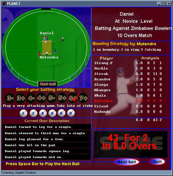 npower cricket game online